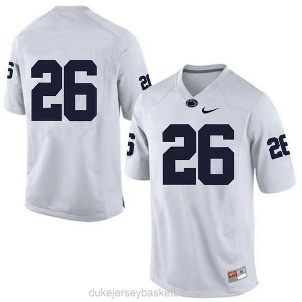 Mens Saquon Barkley Penn State Nittany Lions #26 Limited White College Football C012 Jersey No Name